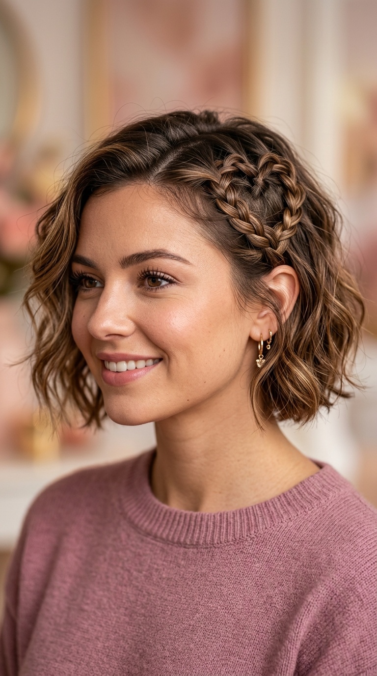 The Heart-Shaped Braid Accent