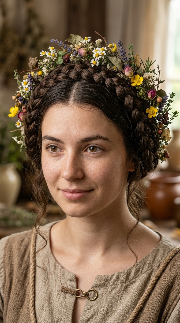 The Herbalist’s Floral Crown