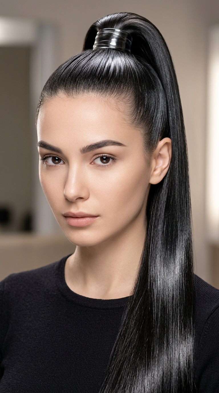 The High Glass Ponytail