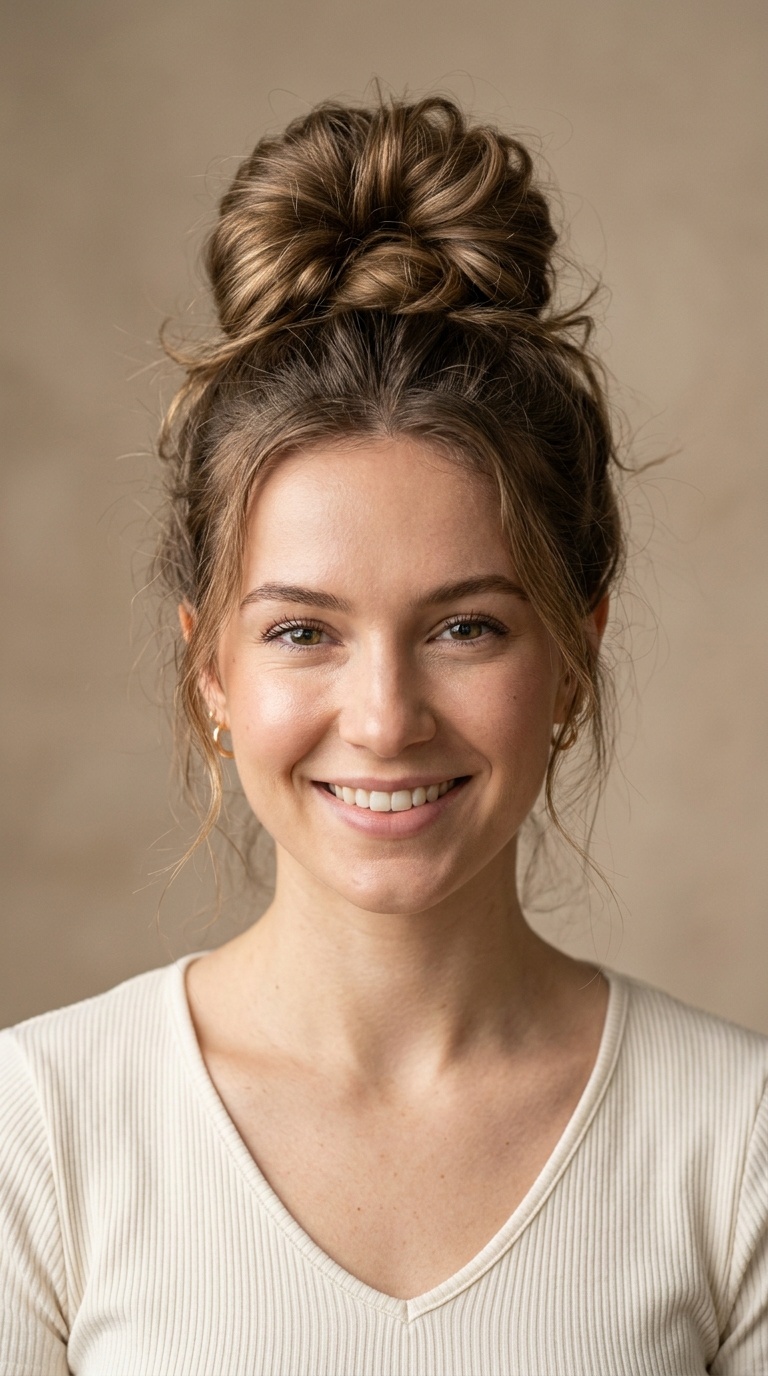 The High Messy Bun
