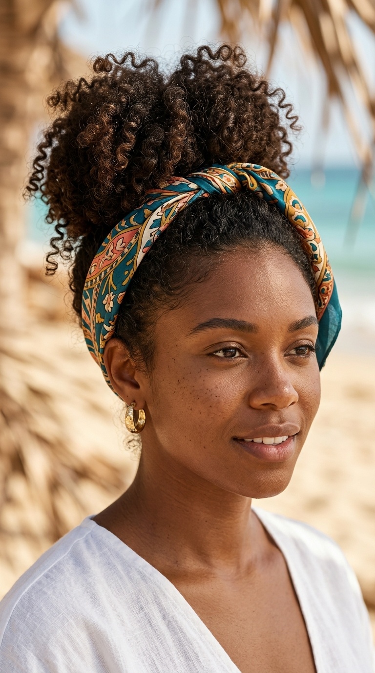 The High Pineapple with a Silk Scarf