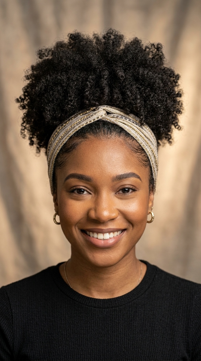 The High Puff with a Headband