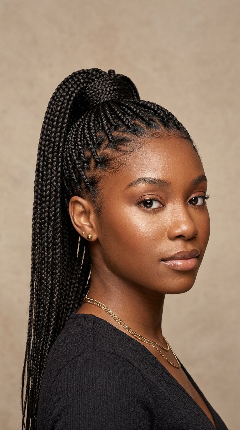The High Sleek Ponytail