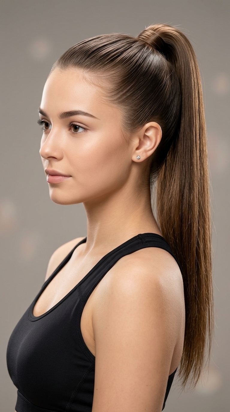 The High Sleek Ponytail