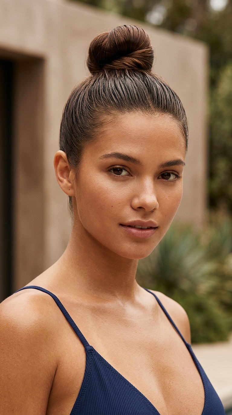The High Slicked Bun