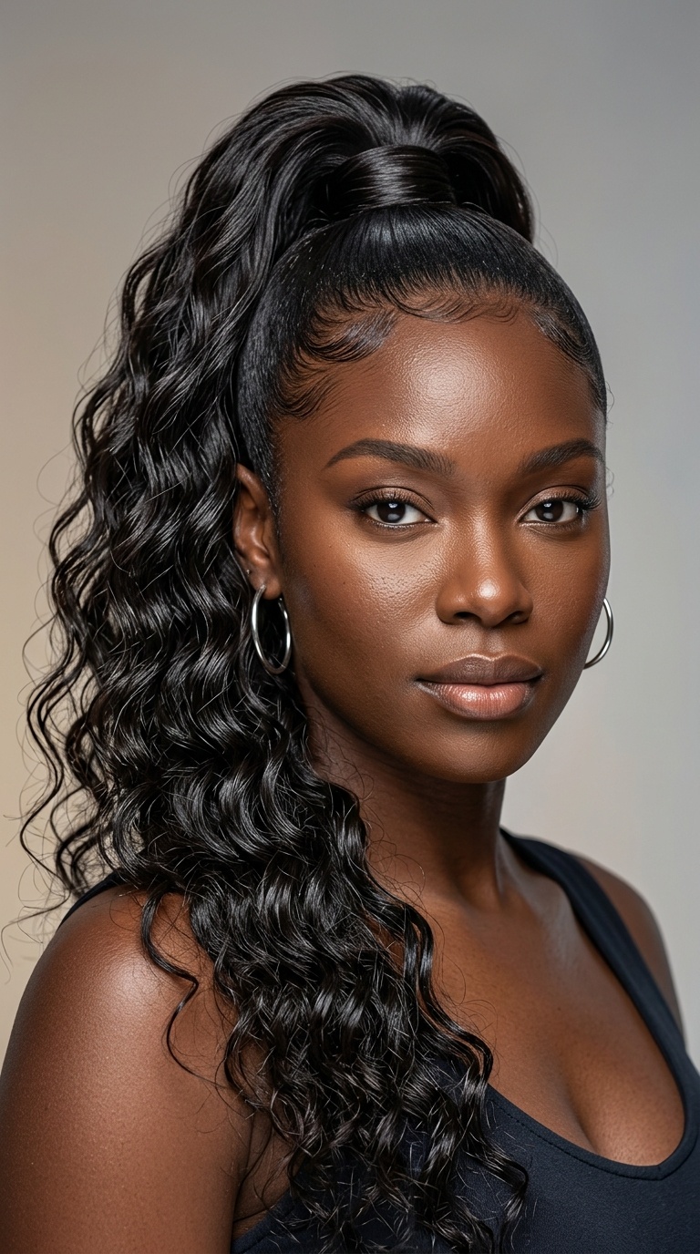 The High Wavy Ponytail