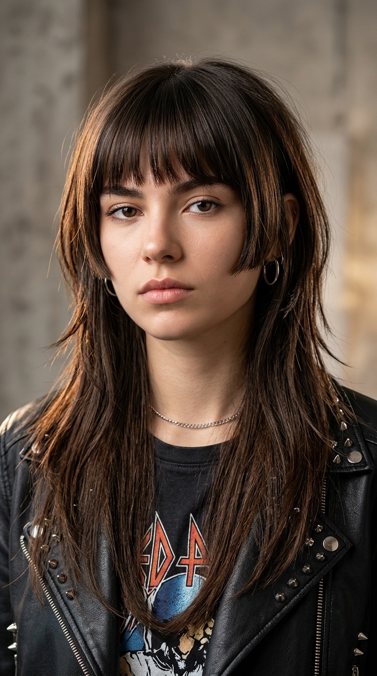 The Hime Cut with Punk Edges