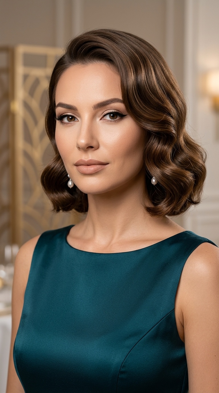 The Hollywood Wave Bob