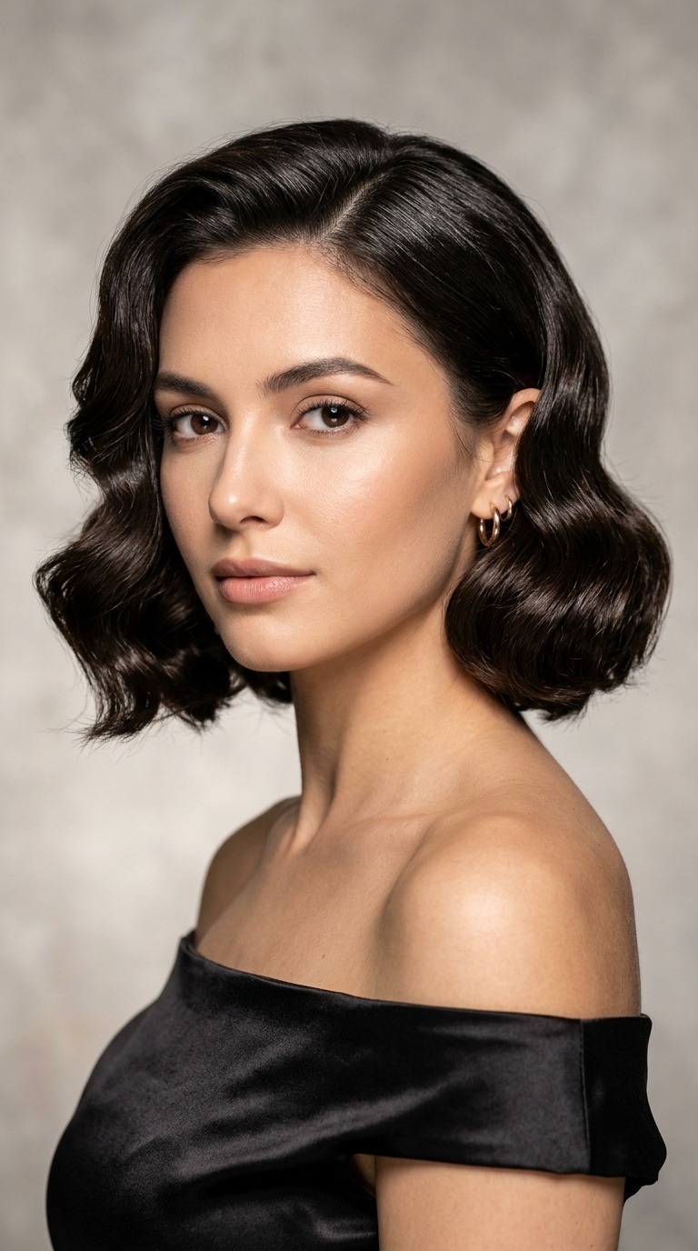 The Hollywood Wave Bob