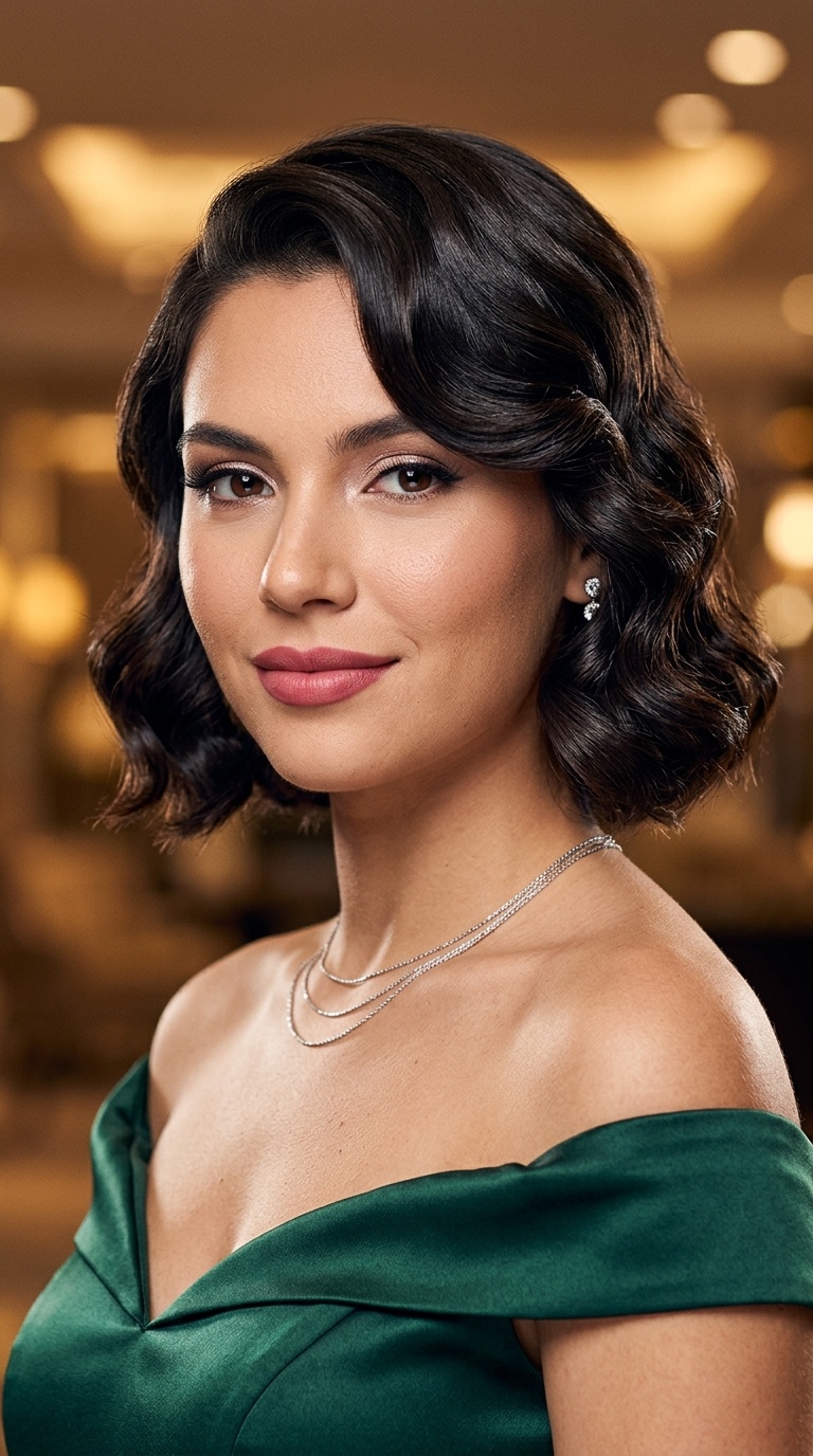 The Hollywood Wave Bob