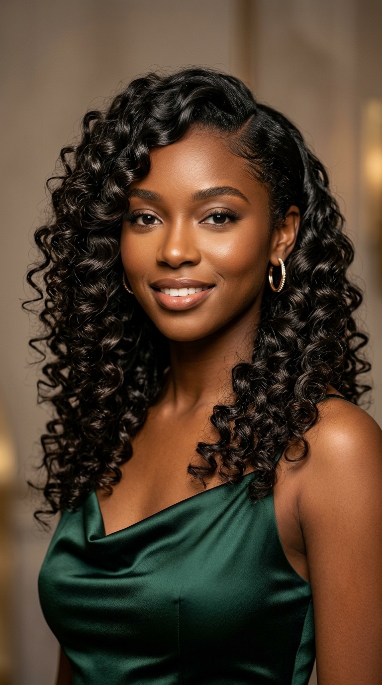 The Hollywood Wave on Natural Curls