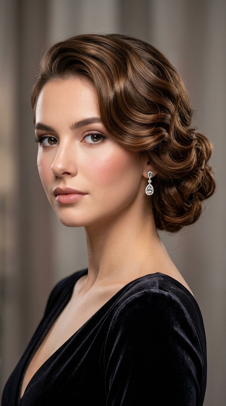 The Hollywood Wave Updo
