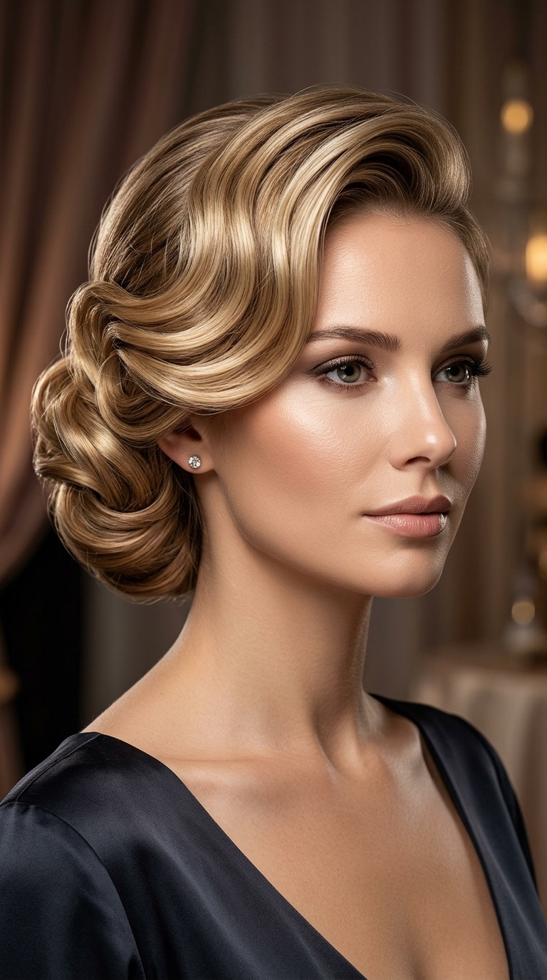 The Hollywood Wave Updo