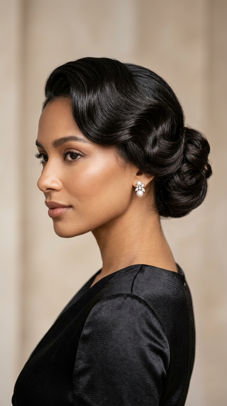 The Hollywood Wave Updo