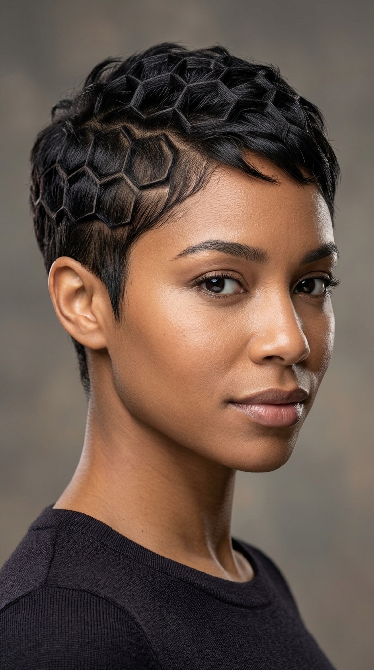 The Honeycomb Textured Pixie