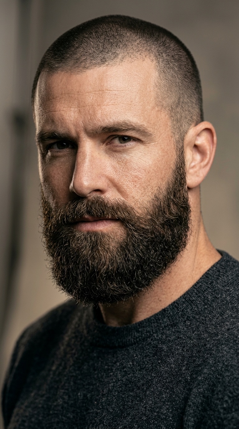 The Induction Cut with a Garibaldi Beard