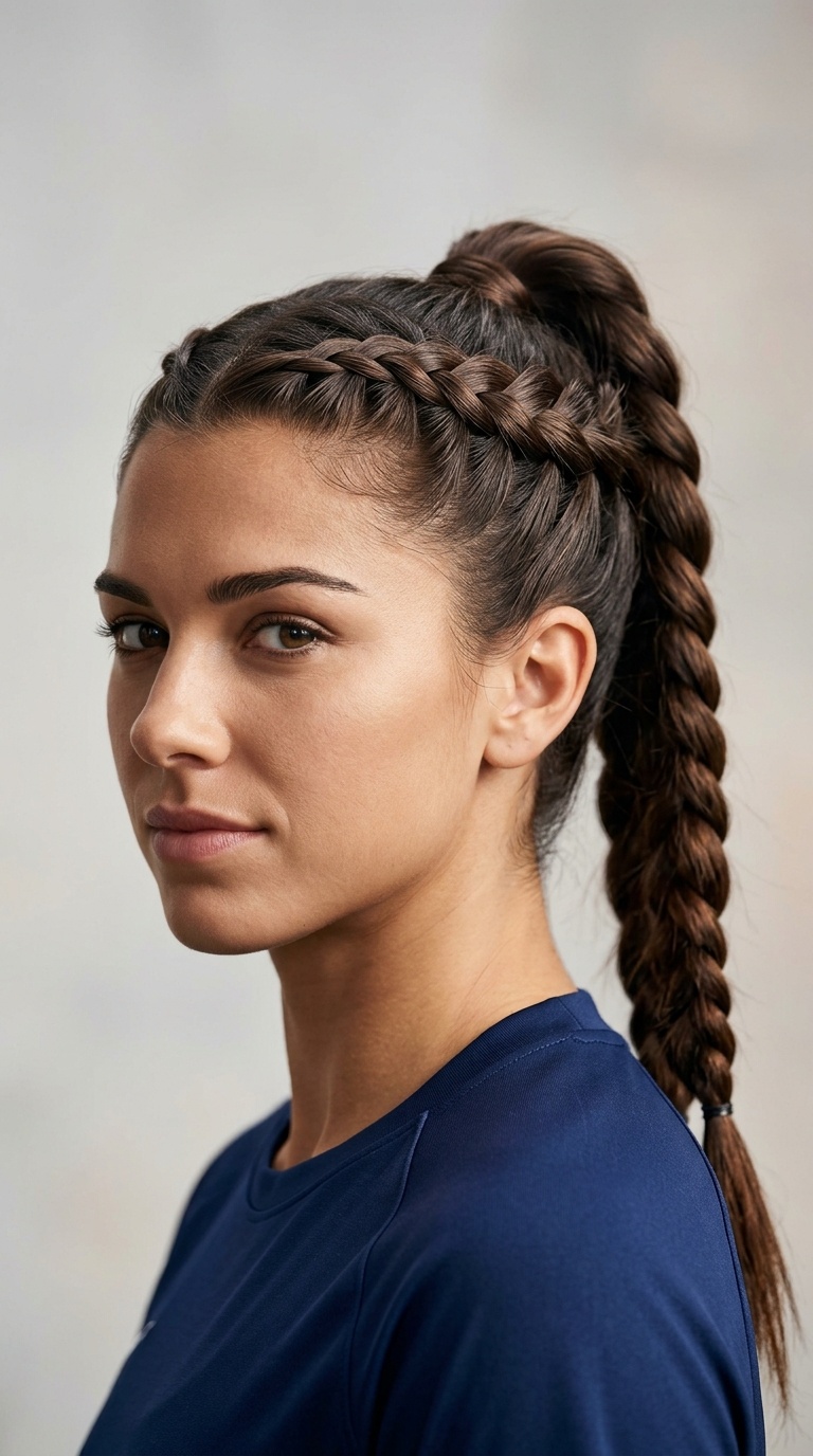 The Infinity Braid Ponytail