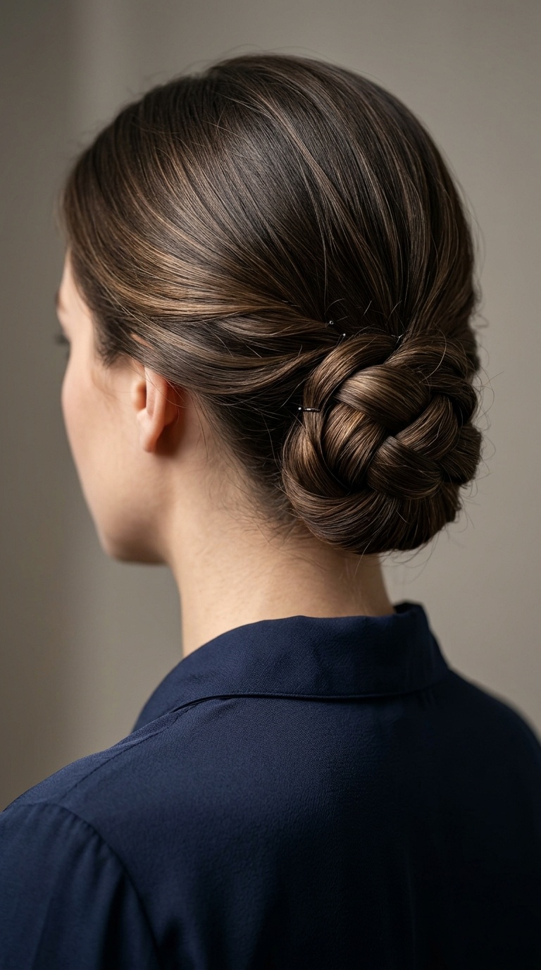 The Infinity Knot Low Bun