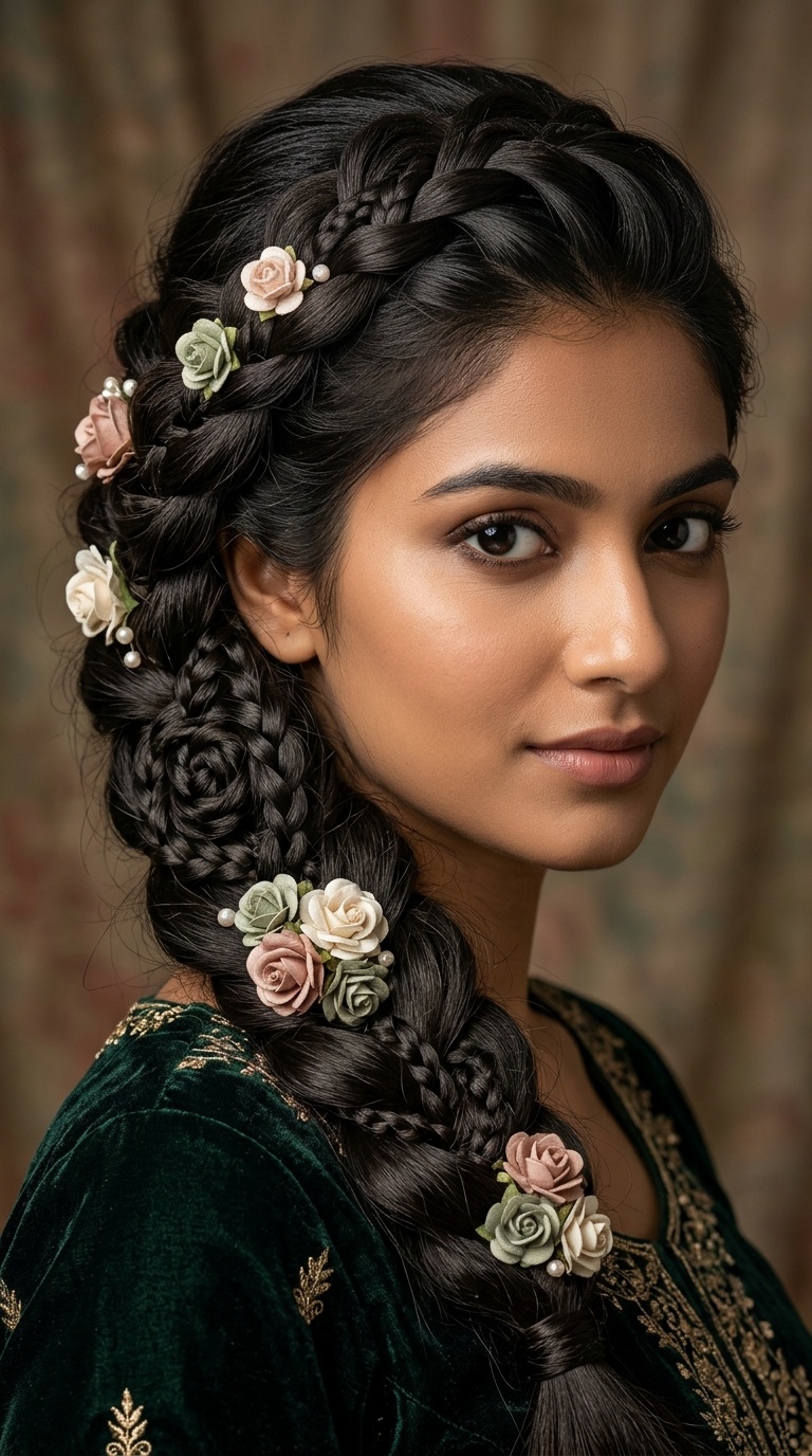 The Intricate Floral Braid