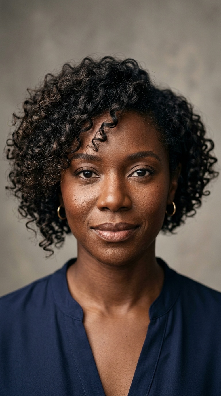 The Inverted Curly Bob