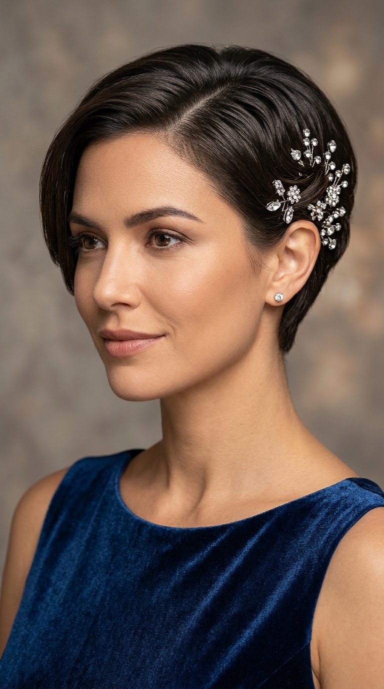 The Jeweled Side Sweep