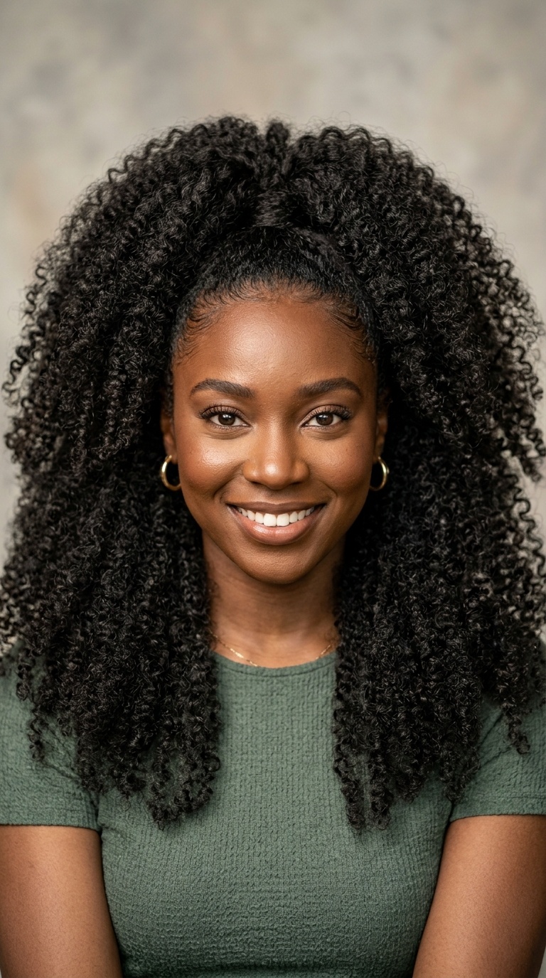 The Jumbo Kinky-Curly Power Pony