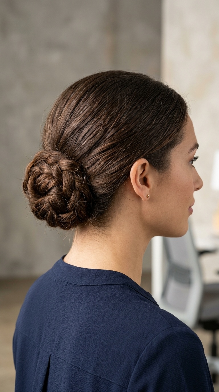 The Knotted Low Bun
