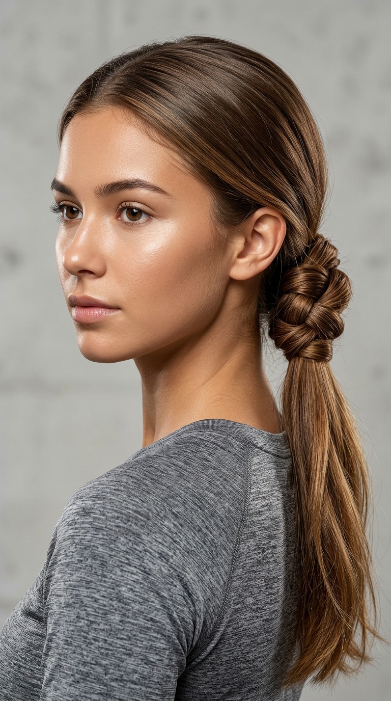 The Knotted Low Ponytail