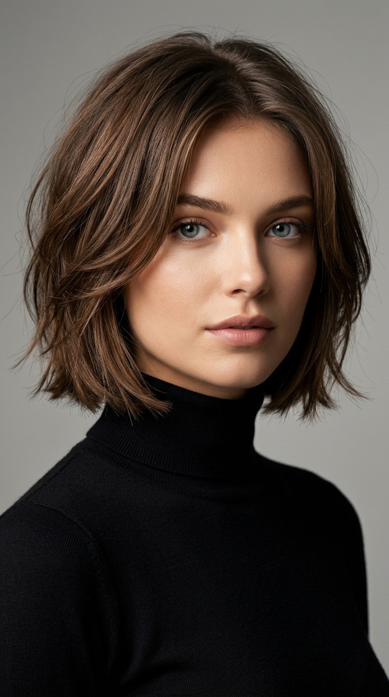 The Layered French Bob
