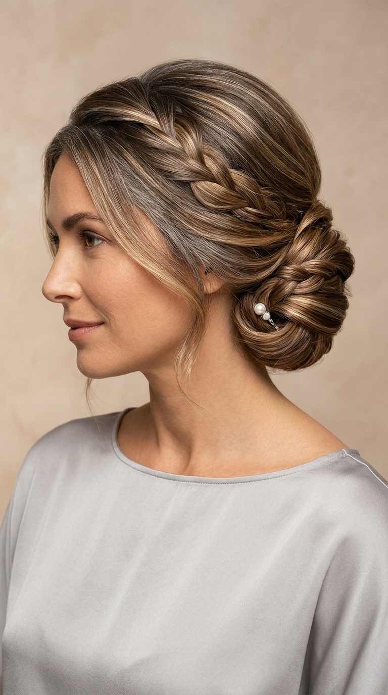 The Layered Wrap Chignon
