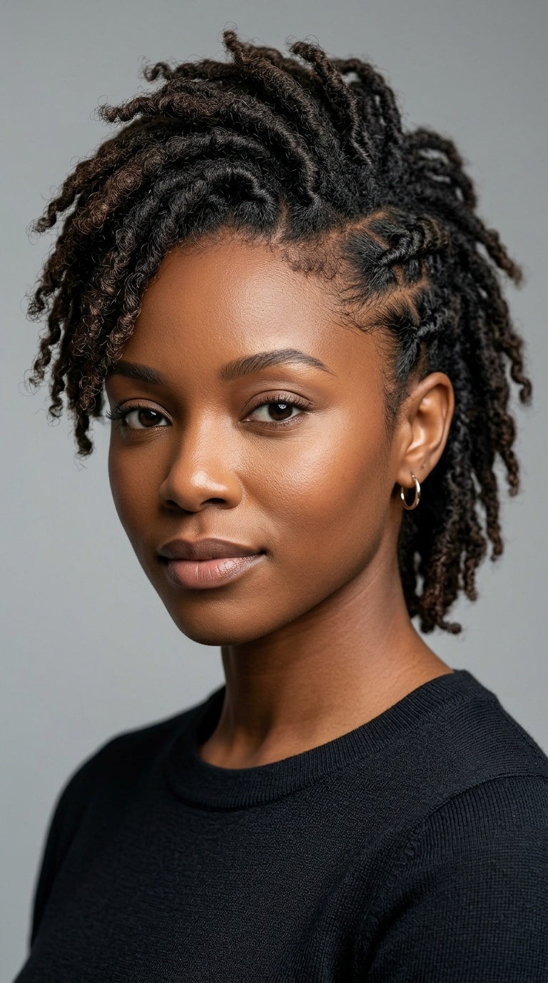 The Loc-Hawk (Frohawk)