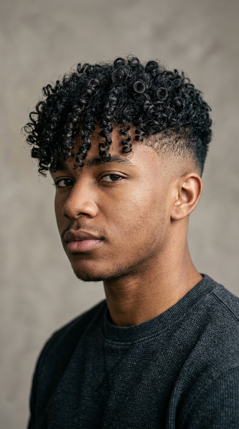 The Long Fringe Low Drop Fade