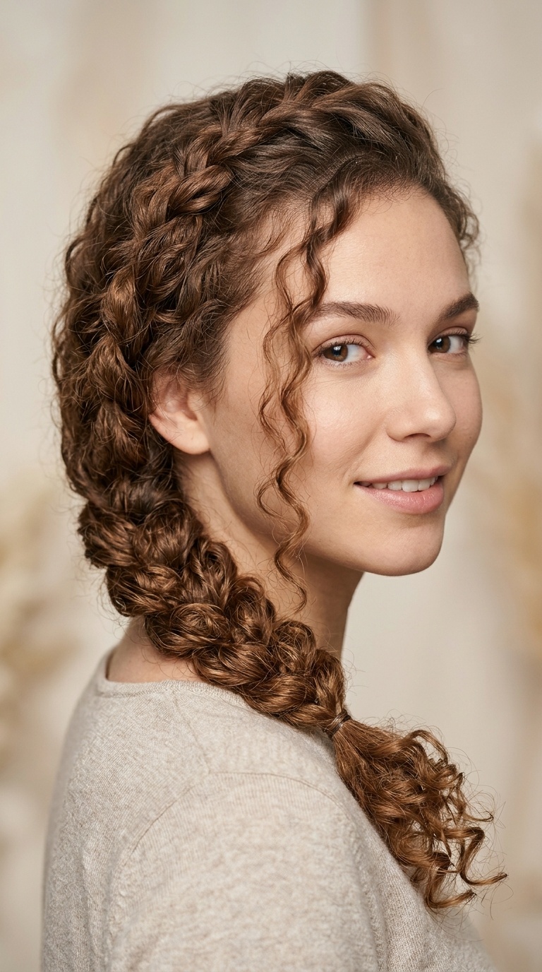 The Loose French Braid Tail