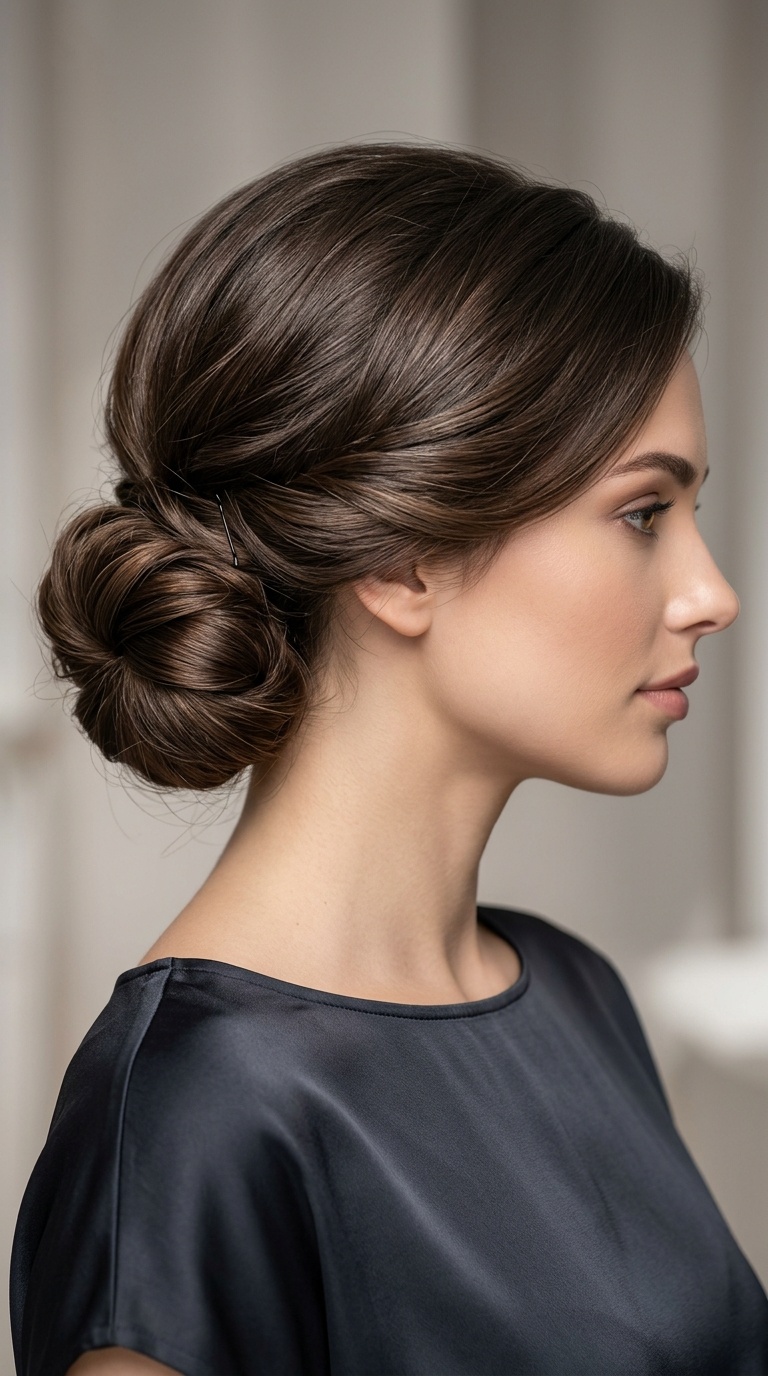 The Low Bun (Chignon)