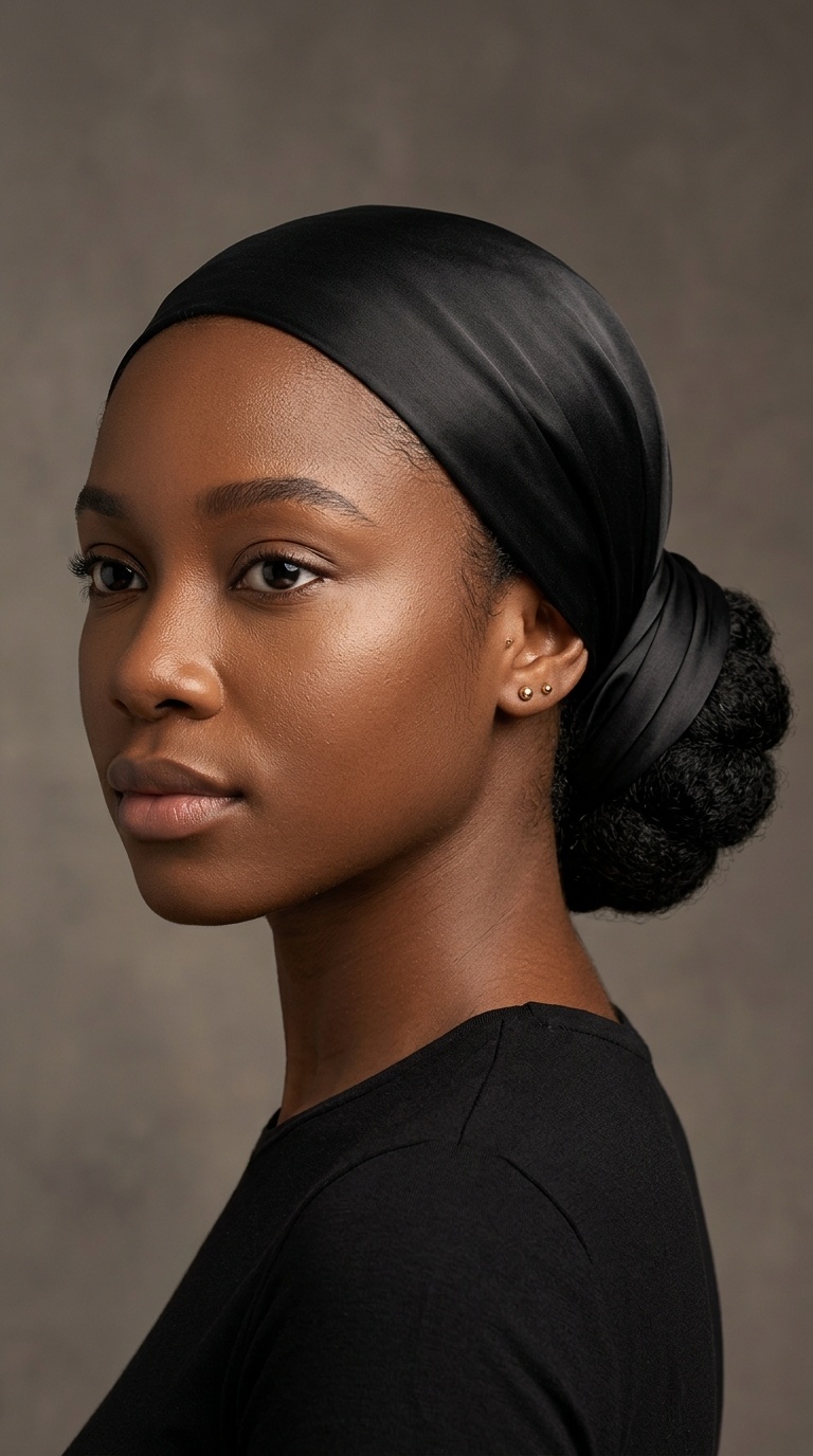 The Low Bun Silk Overlay