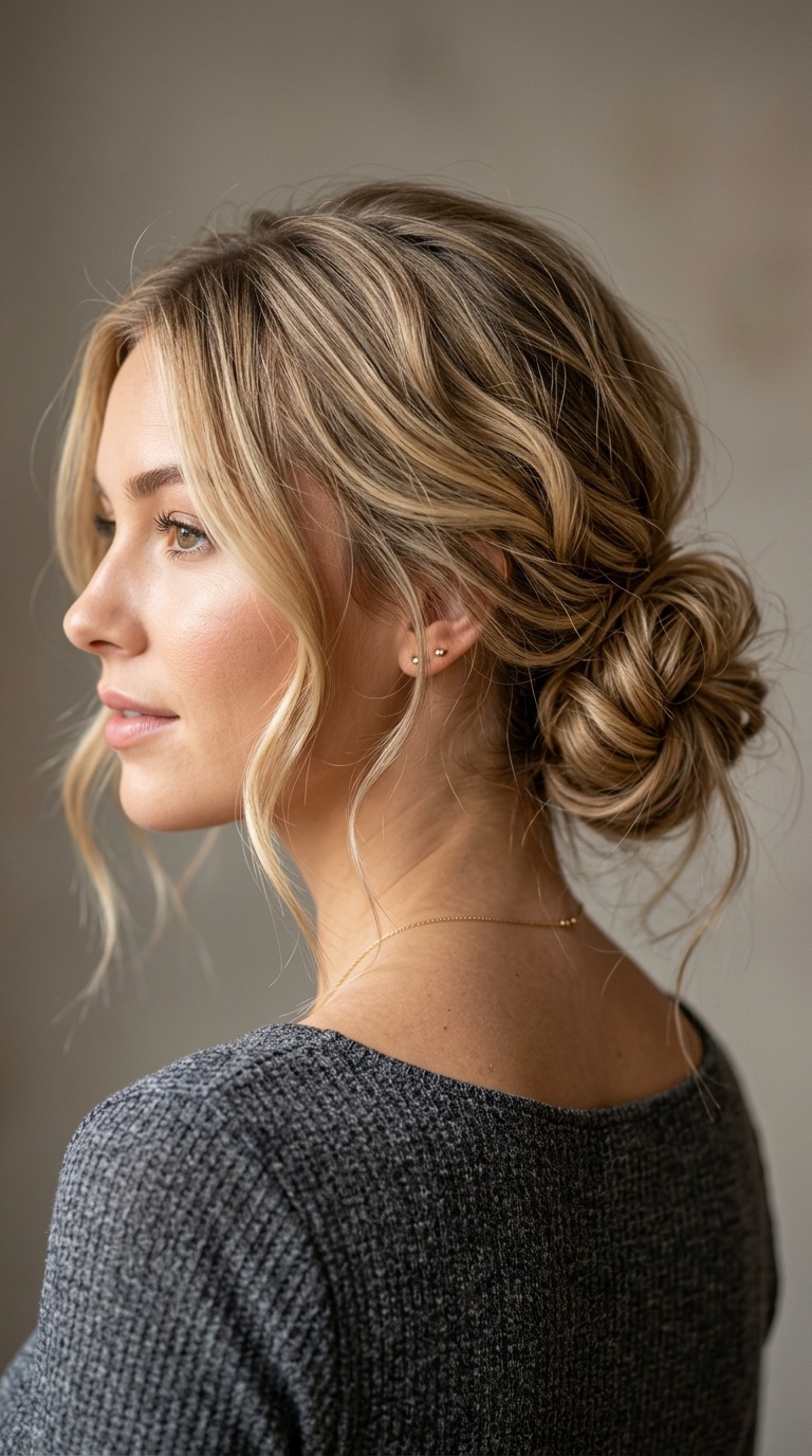 The Low Messy Bun
