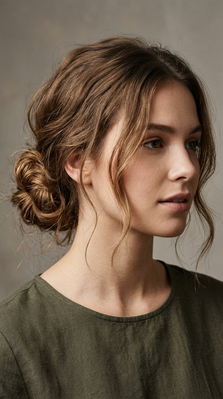 The Low Messy Bun