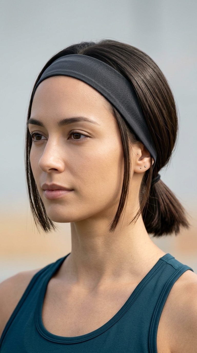 The Low Micro-Ponytail and Band