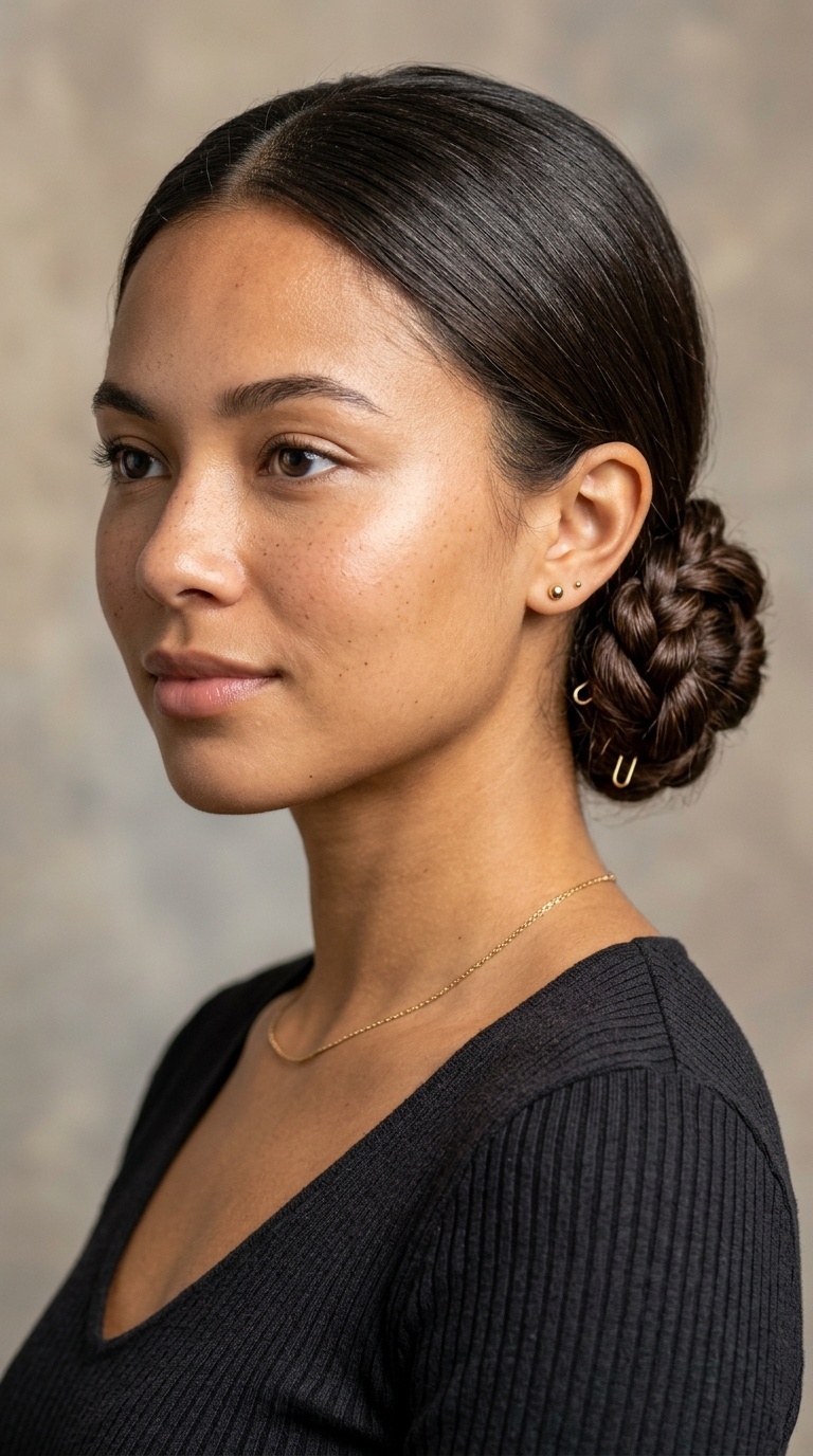 The Low Rope Twist Bun