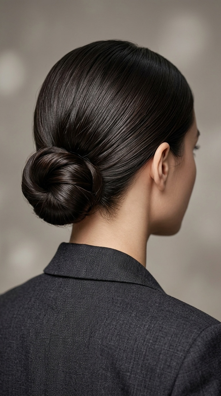 The Low Sleek Chignon