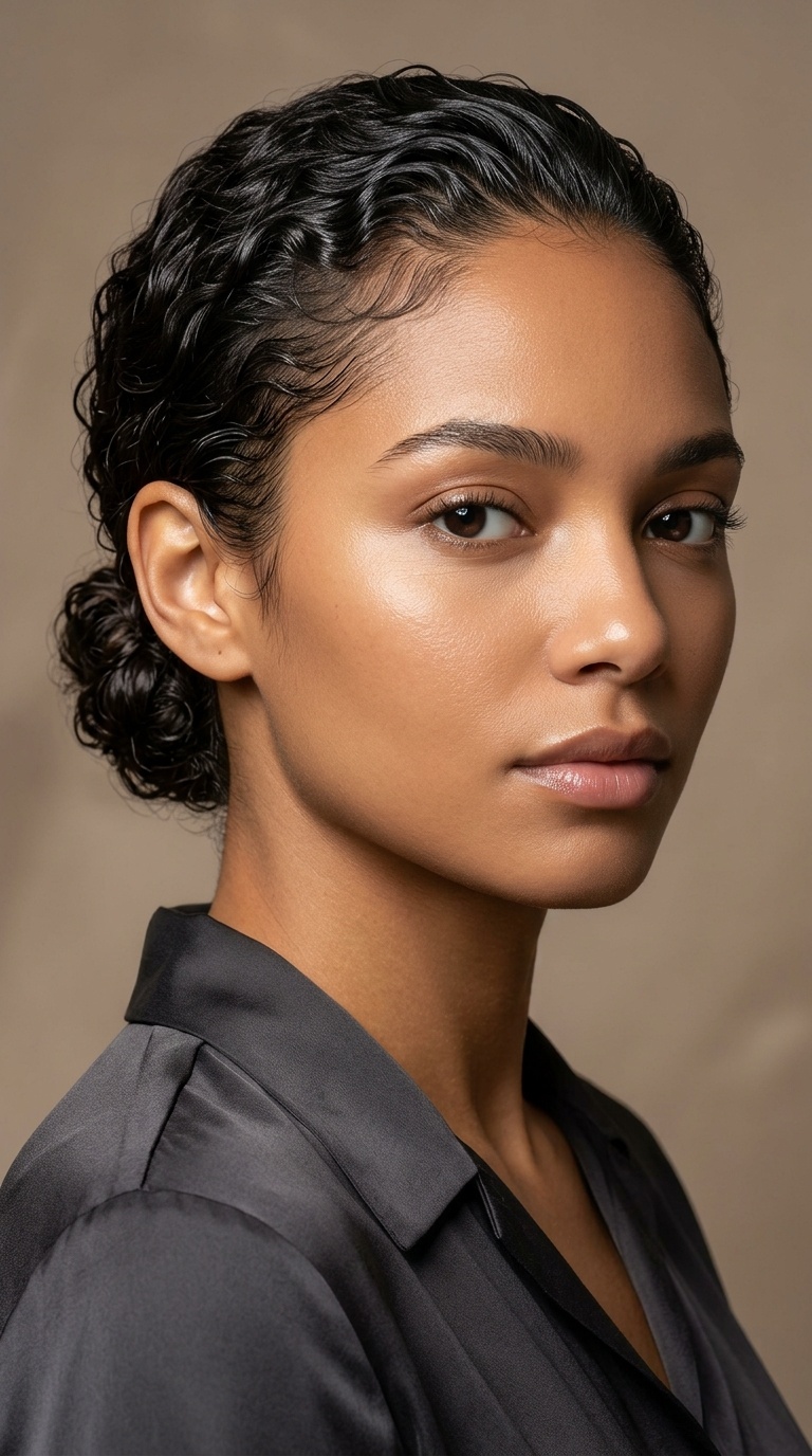 The Low Slick-Back Bun