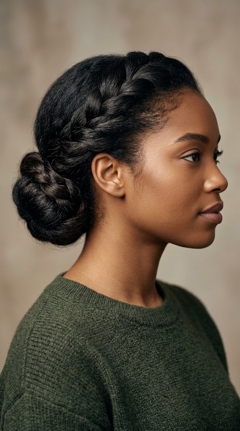The Low-Slung Chignon