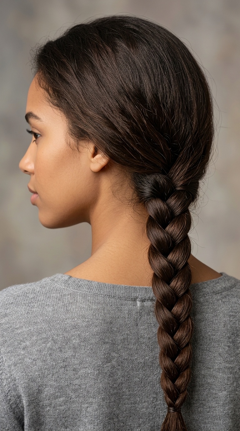 The Low-Slung Three-Strand Braid