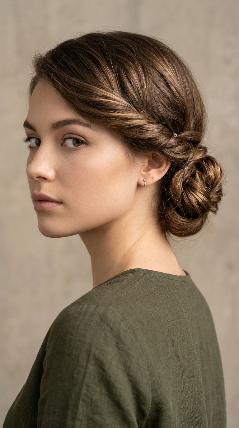 The Low Twisted Chignon