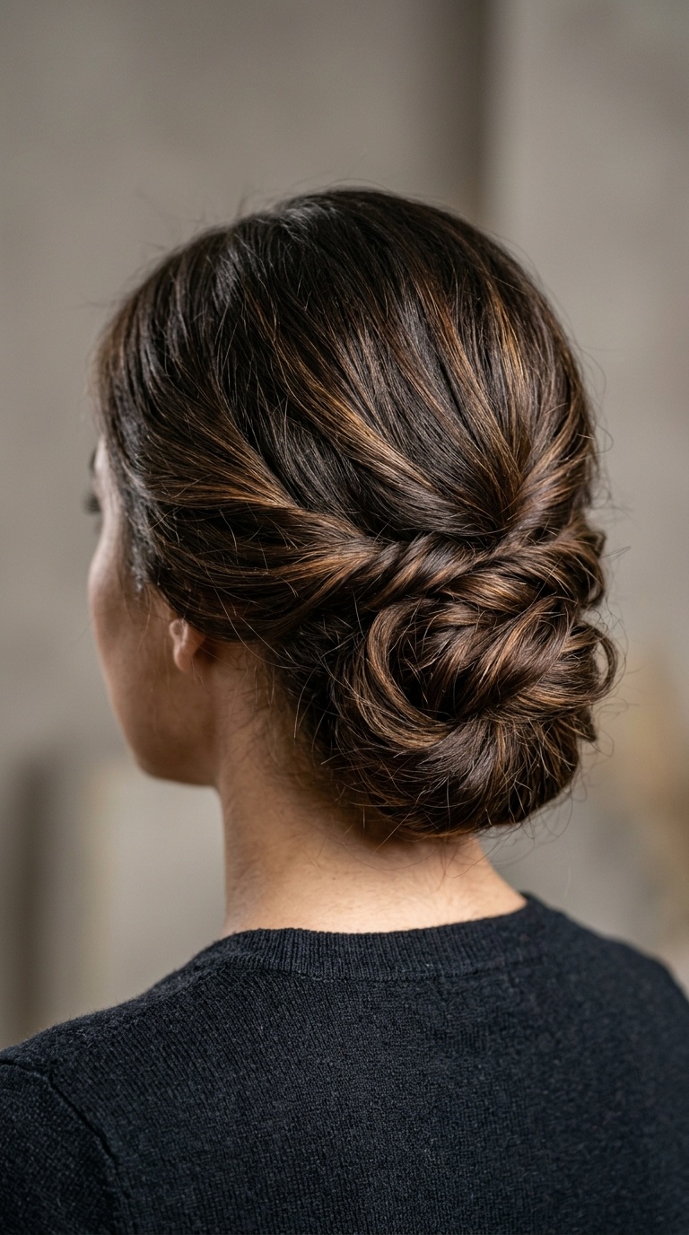 The Low Twisted Chignon