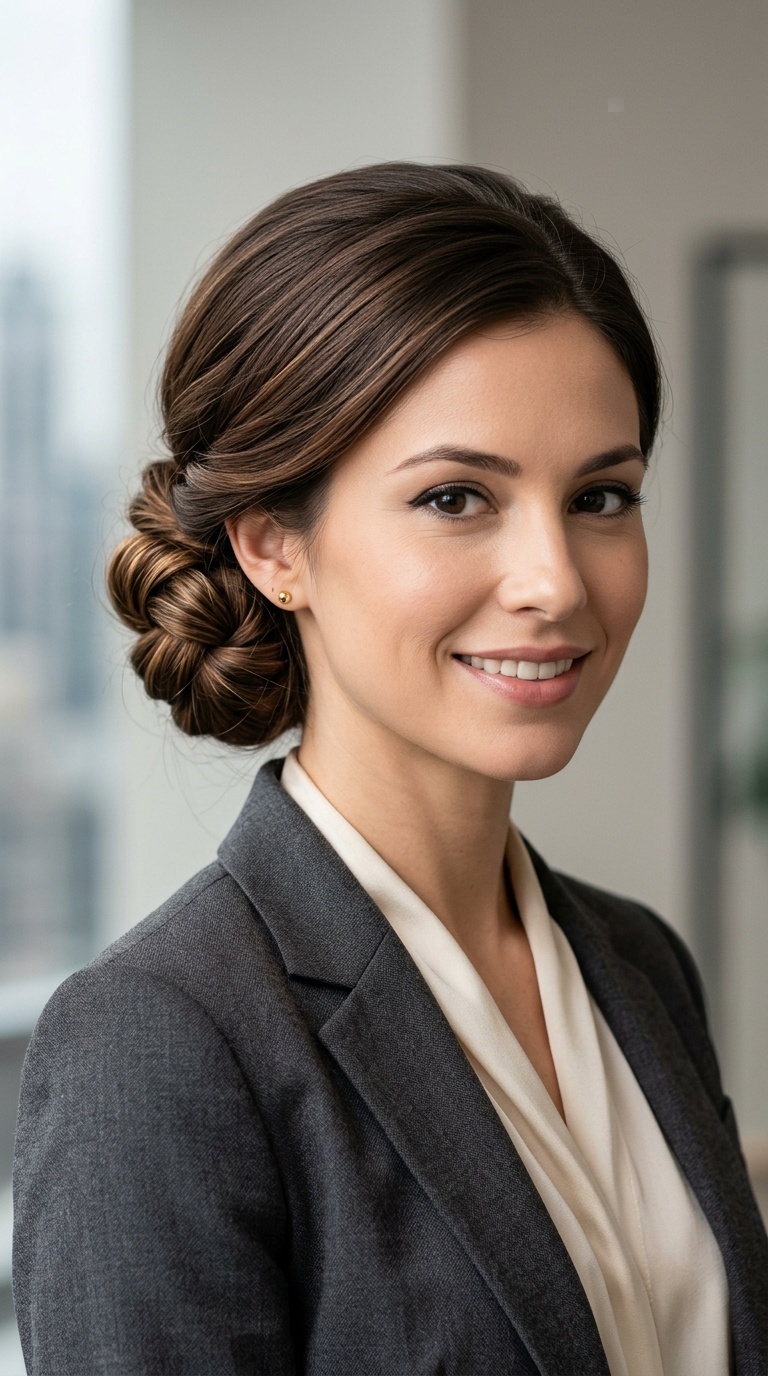 The Low Twisted Chignon