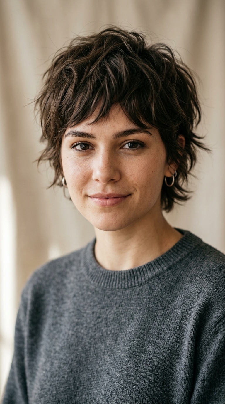 The Messy Bedhead Crop
