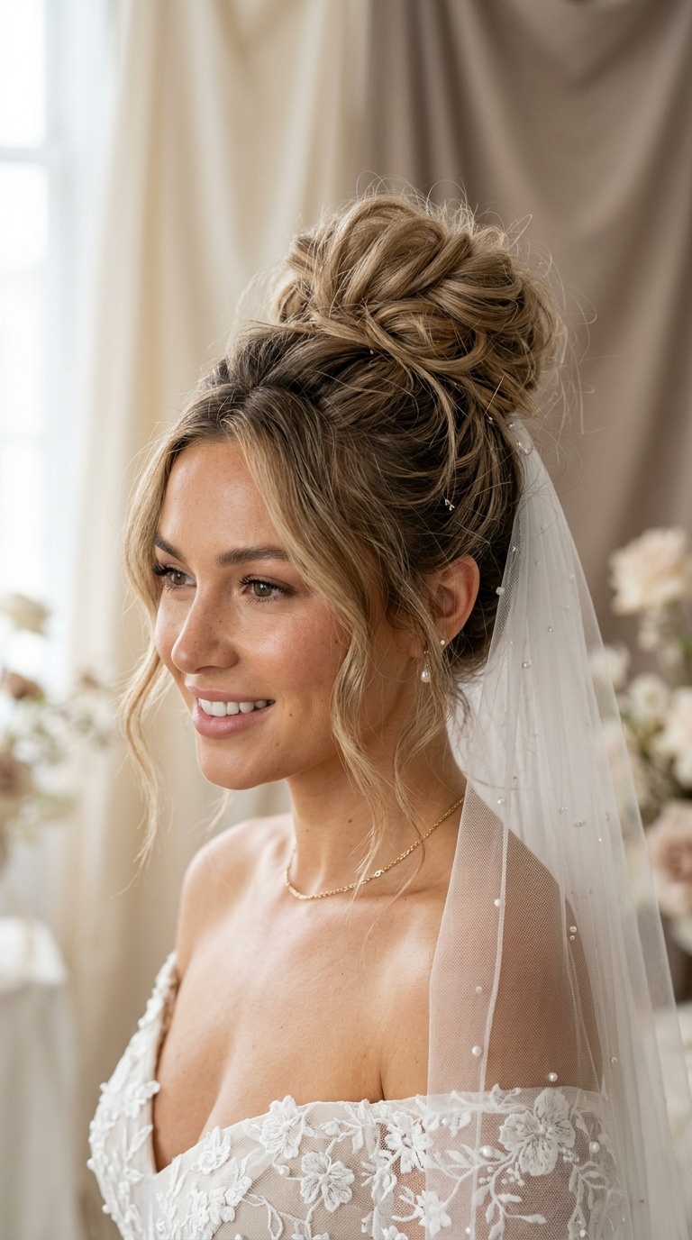 The Messy Effortless High Bun