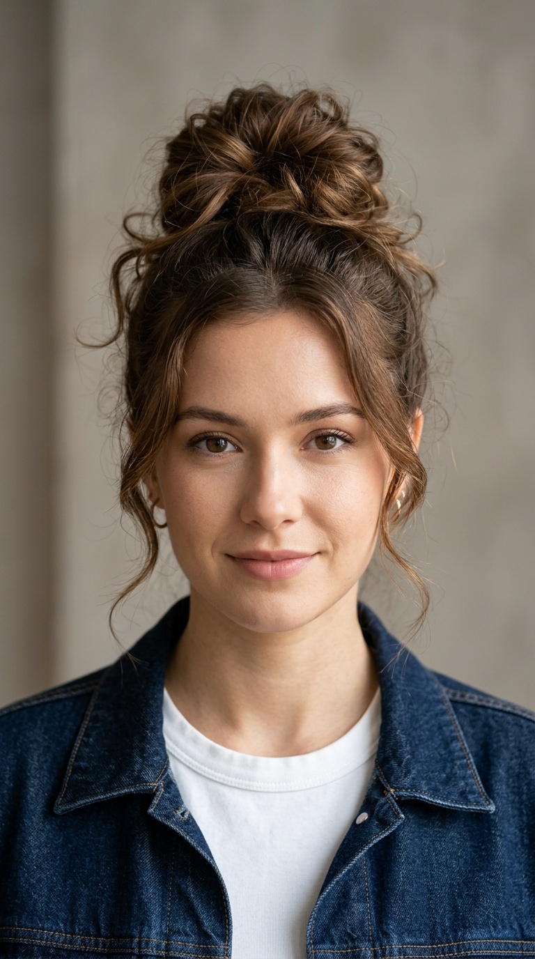 The Messy High Bun