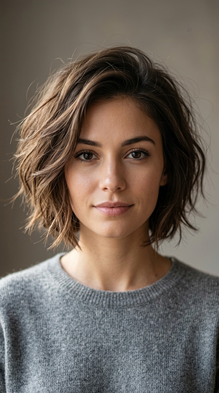 The Messy Inverted Bob